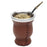 Leather Glass Yerba Mate Gourd Set Mate Cup Bombilla Straw Drink Argentina Brown