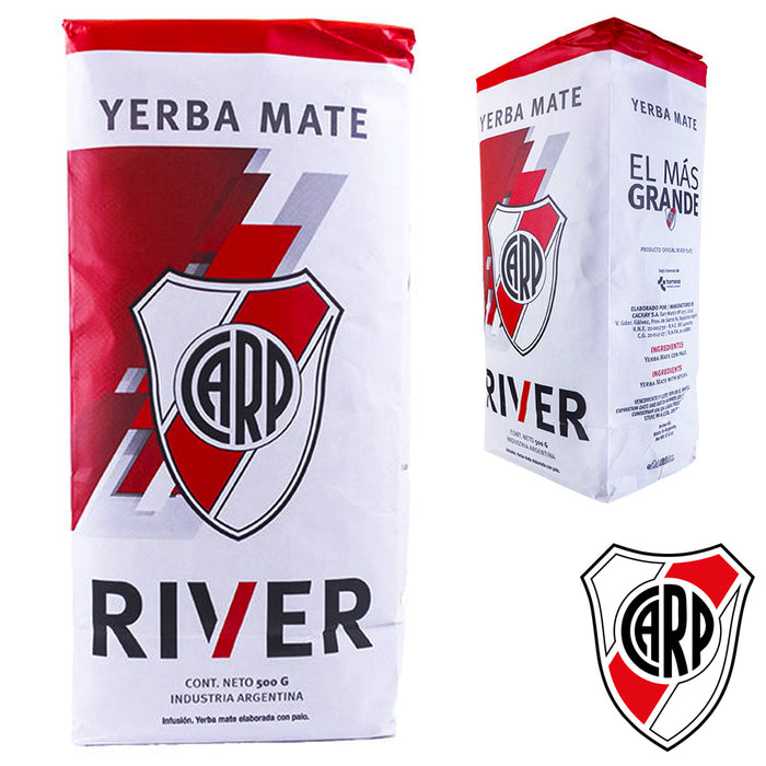 River Plate Yerba Mate Con Palo CARP Original Bag Hierbas Serranas 1.1Lb 500gr