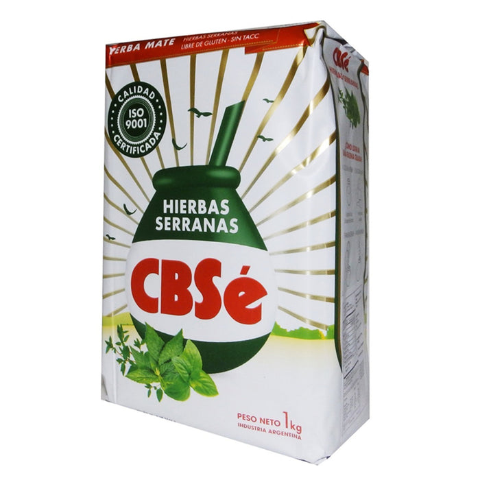 1 Kg Yerba Mate Hierbas Serranas CBSE Leaf Argentina Drink Tea Energy Digestion