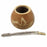 1 Argentina Mate Gourd Hand Made Calabaza Tea Cup Bombilla Straw Drink Set 5720