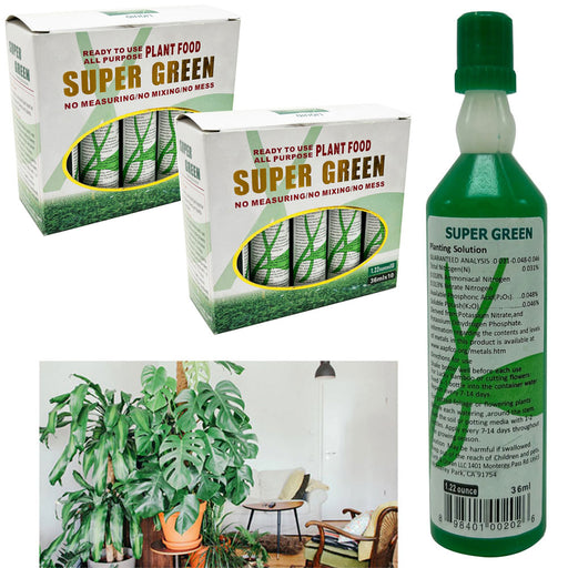 20 Pk All Purpose Plant Food Super Green Liquid Fertilizer Flowers Garden Indoor