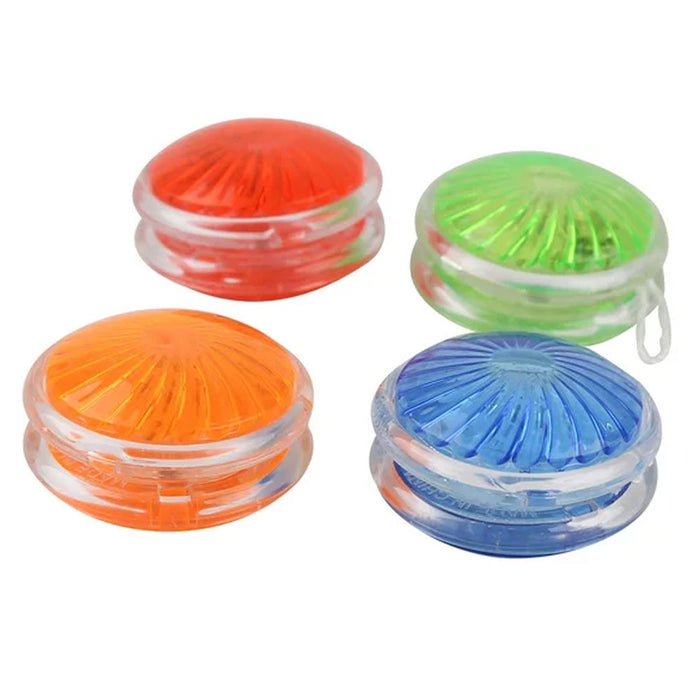 12 Pc Yo-Yo LED Flashing Light Up YoYo Classic Toy Glowing Game Gift Party Favor