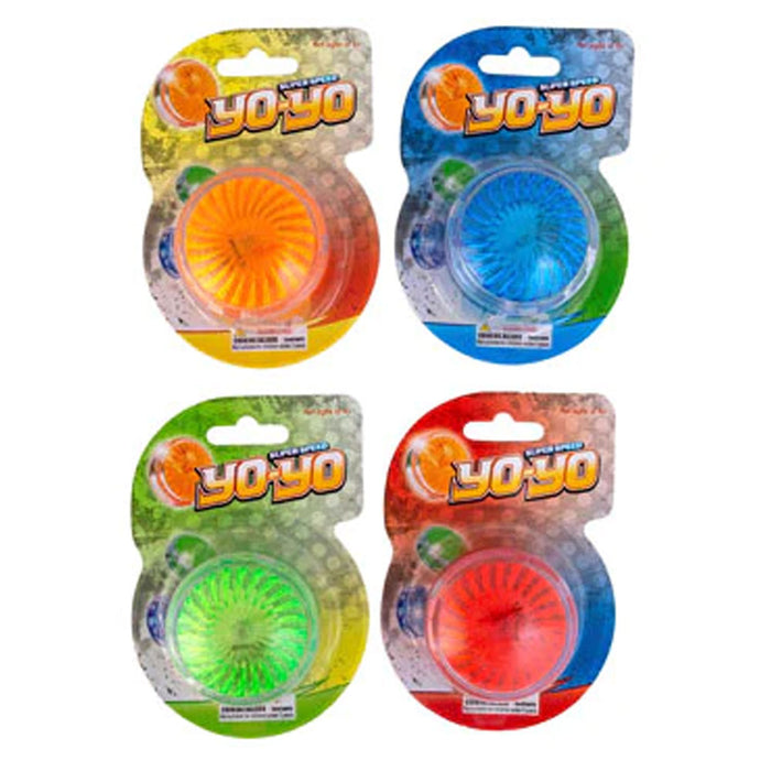 12 Pc Yo-Yo LED Flashing Light Up YoYo Classic Toy Glowing Game Gift Party Favor