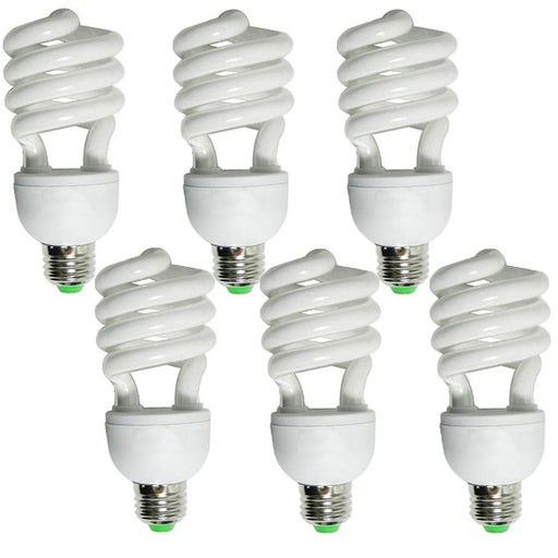 6 X Spiral Light Bulbs 32W Energy Saving Extra Bright 110V Replacement Lamp Home