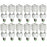12 Light Bulbs Spiral 32W Replacement Energy Saving 110V Lamp Home Extra Bright