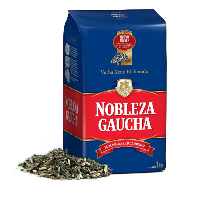Yerba Mate Nobleza Gaucha 1 Kg Argentina Tea 2.2 lb Loose Herbal Bag Detox !!