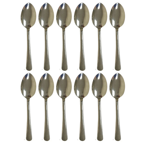 12 Pc Stainless Steel Tablespoons Banquet Dinner Buffet Serving Spoons Utensils