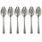 6 X Stainless Steel Dinner Dessert Spoons Silver Utensil Silverware Home Kitchen