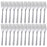 24 Pc Silver Salad Forks Fruit Cocktail Flatware Mirror Polished Stainless Steel