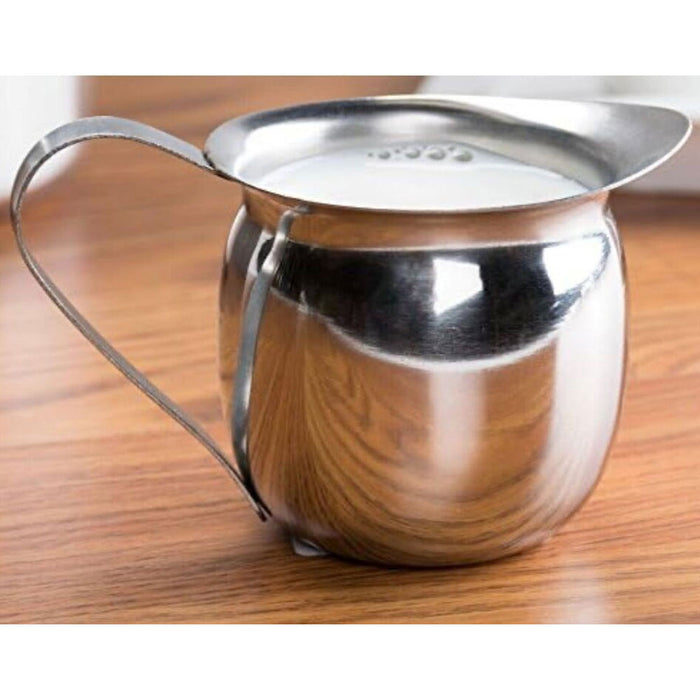 1 Stainless Steel Bell Creamer Coffee Espresso Server Pitcher Frothing Cup 5oz