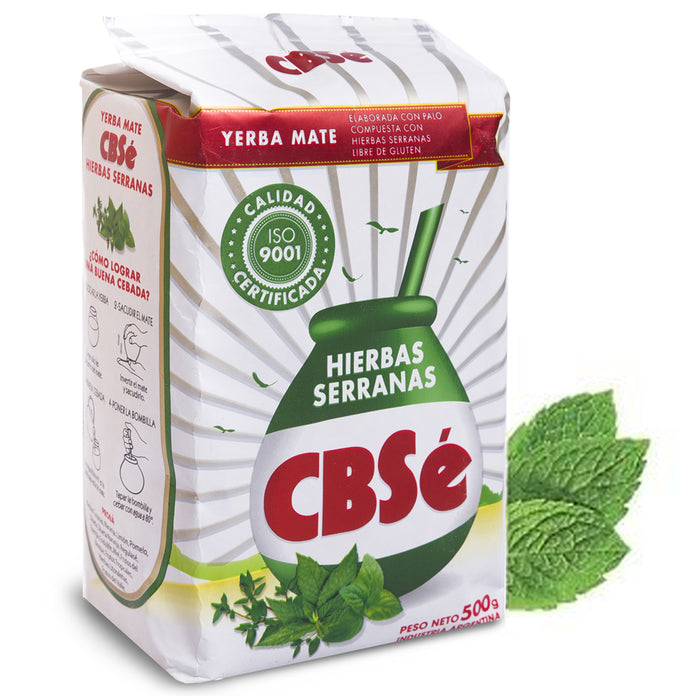 500g Yerba Mate Hierbas Serranas CBSE Leaf Argentina Drink Tea Energy Digestion