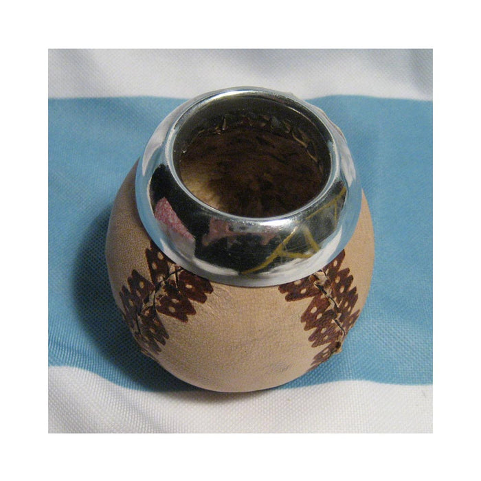 Argentina Mate Gourd Yerba Tea Drinking Straw Bombilla Carved Handmade Kit 0164