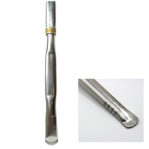 High Quality Stainless Steel Straw for Tea Drinks Filtered Gaucho M51 Surgical Ultra Flat Steel Easy for Mate