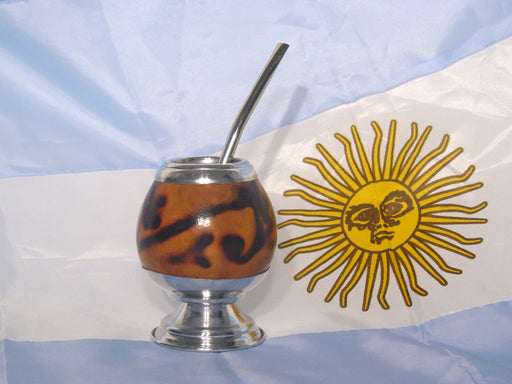 ARGENTINA MATE GOURD YERBA TEA DRINKING CUP STRAW BOMBILLA DETOX SLIM KIT 0255 !