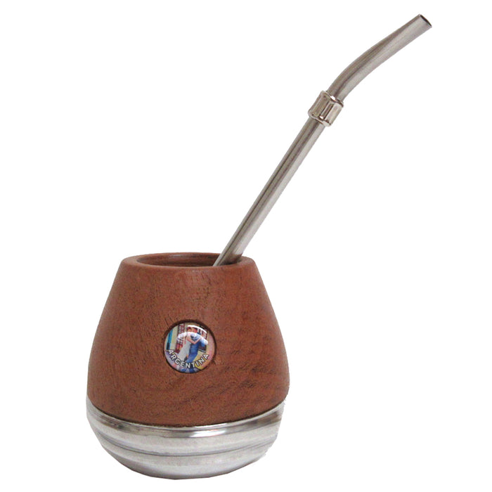Stainless Steel Yerba Mate Bombilla Filtered Straw w/ Removable Spoon Filter M15