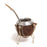 Argentina Mate Gourd Yerba Tea Straw Bombilla Leather Covered Cup Gift Set 9624