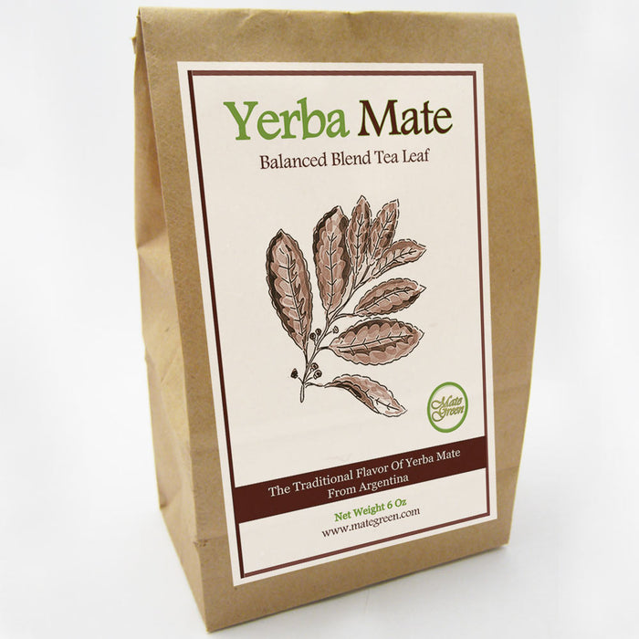 Argentina Yerba Mate Tea Gourd Cup Artisan Straw Bombilla  6 Oz Leaf Bag Kit 058
