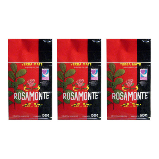 Yerba Mate Rosamonte 3 KG Argentina Green Tea Loose Leaf Bag Herbal 6.6 lb Fresh